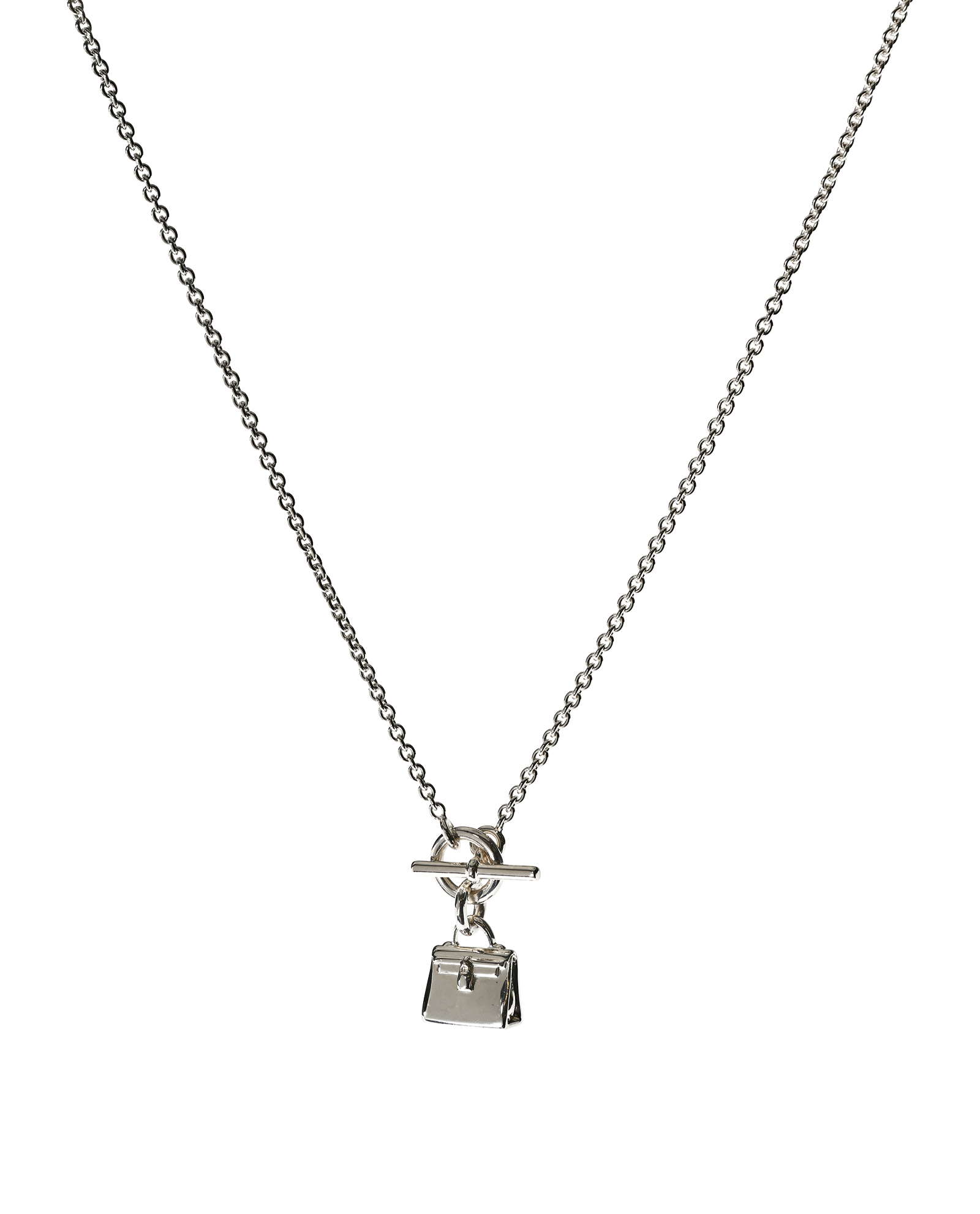 Hermes Amulettes Birkin Pendant, &pound;350, Jewellery, Silver, Sterling Silver, Other view