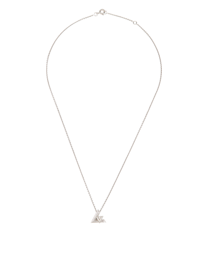 Louis Vuitton Volt One Small Pendant, &pound;1,600, Jewellery, Silver, White Gold, Front view
