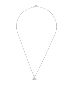 Louis Vuitton Volt One Small Pendant, White Gold 18KT/Diamond,D00217,B,2*