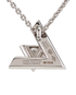 Louis Vuitton Volt One Small Pendant, &pound;1,600, Jewellery, Silver, White Gold, Other view