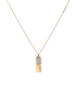 Louis Vuitton Nanogram Tags Necklace, &pound;320, Jewellery, Gold/Silver, Brass, Other view