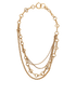 Louis Vuitton Layered Chain Necklace, £180, Jewellery, Gold, Brass, Back view