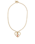 Louis Vuitton Vintage Heart Necklace, front view