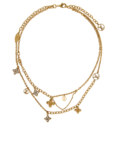 Louis Vuitton Blooming Strass Necklace, front view