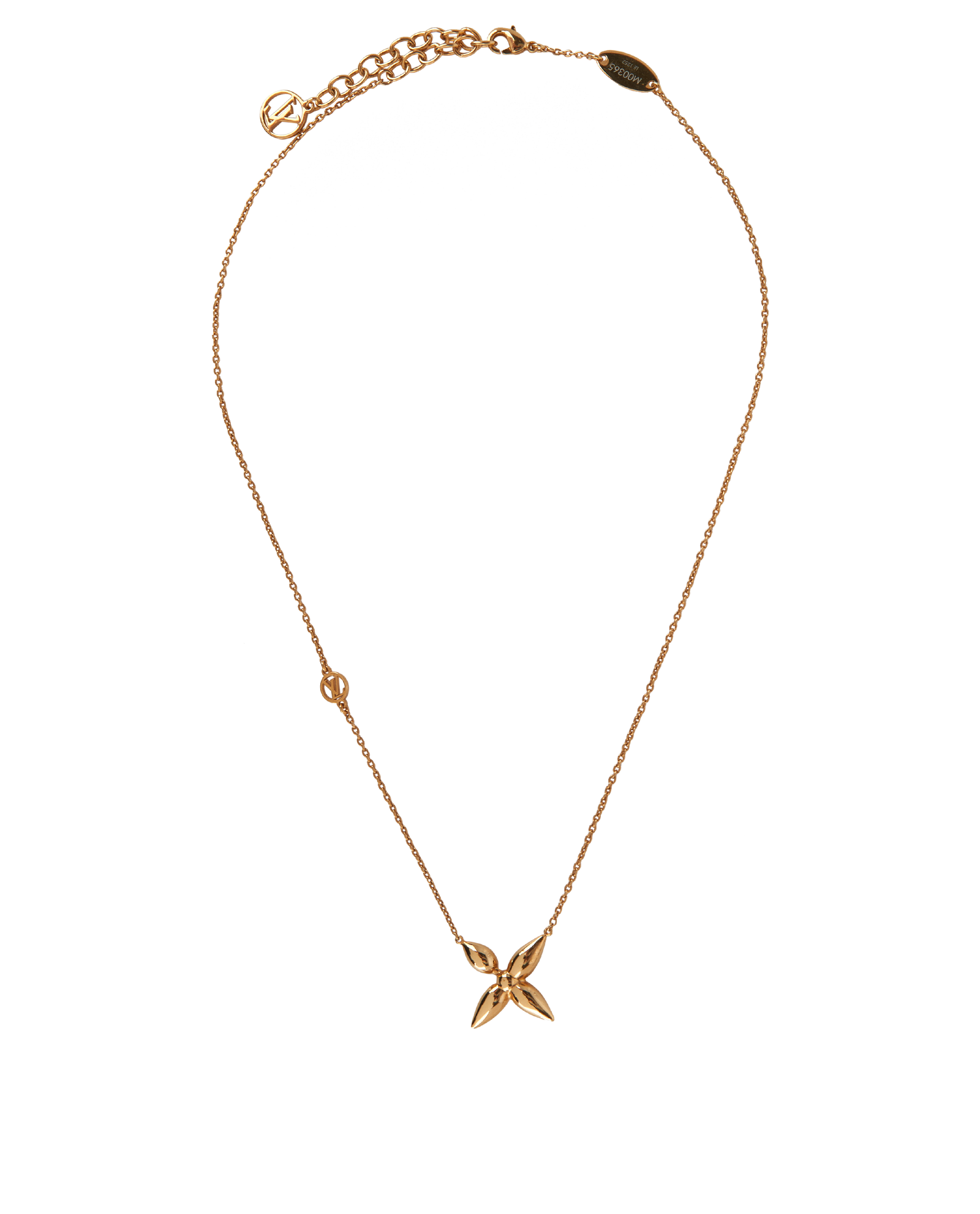 【希少】Louis Vuitton COLLIER LOUISETTE GOLD Pre-loved Louis Vuitton Louisette Necklace - £250
