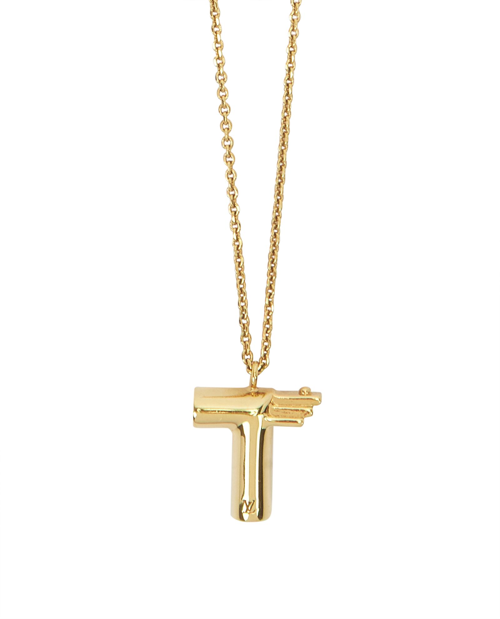 Shop Louis Vuitton 2020-21FW Squared Lv Gold Necklace (MP2692) by  Kanade_Japan