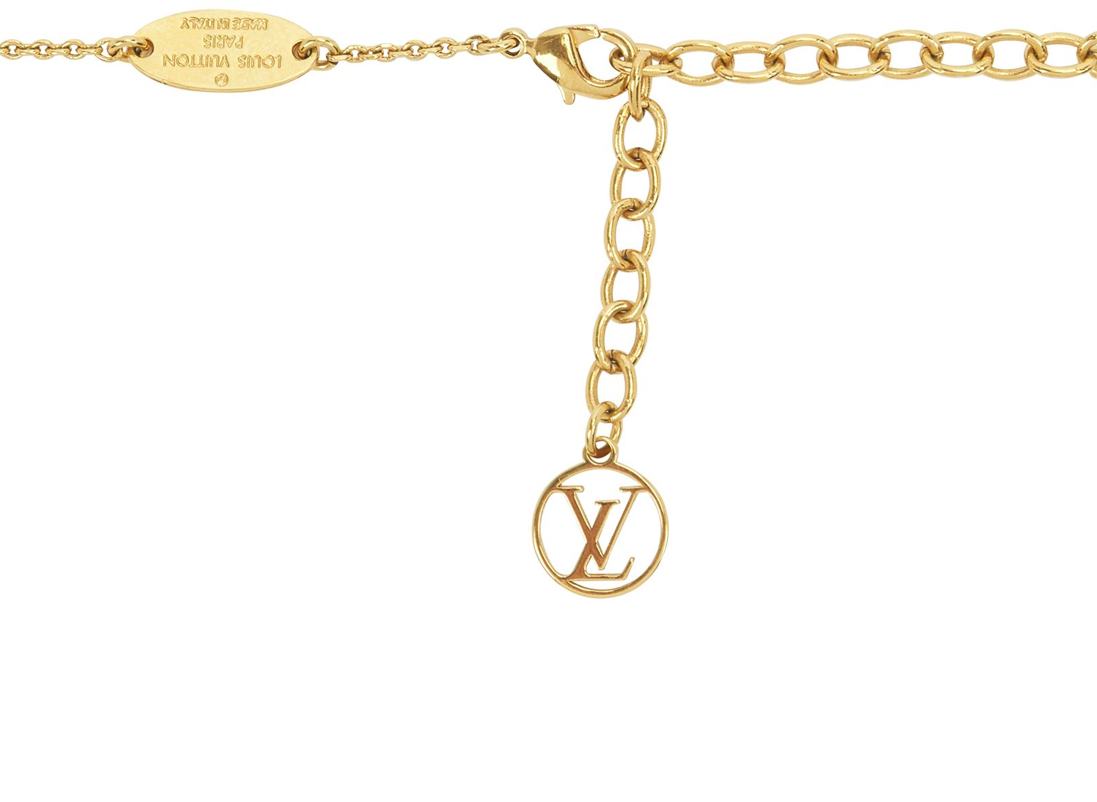Louis Vuitton Gold Finish & Me Letter J Necklace – The Closet