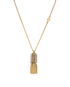 Louis Vuitton Nanogram Necklace, &pound;290, Jewellery, Gold, Brass, Other view