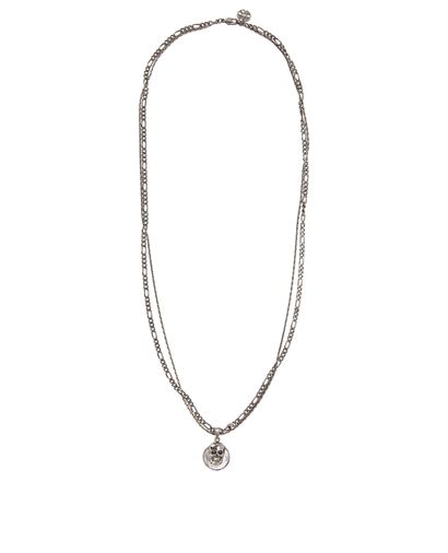 Alexander McQueen Skull Pendant Necklace, front view