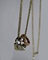 Mulberry Love and Peace Ring Necklace, other view