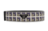 Prada Printed Logo-Plaque Choker, front view