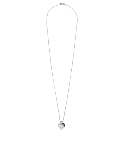 Tiffany Medium Return To Tiffany Heart Necklace, £150, Jewellery, Silver, Sterling Silver, Front view