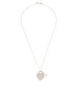 Tiffany RTT Heart Tag & Key Necklace, back view