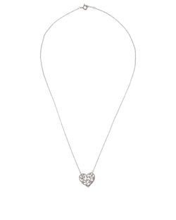 Tiffany & Co Olive Leaf Necklace, Silver, Silver, DB, B, 3*