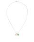 Tiffany Mini Double Heart Tag Necklace, front view