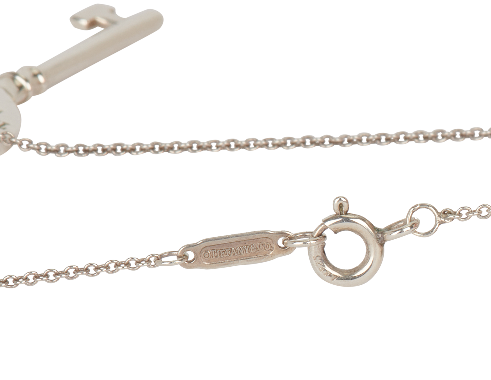 Tiffany & Co. Return to Tiffany Key Necklace, &pound;180, Jewellery, Silver, Sterling Silver, Other view