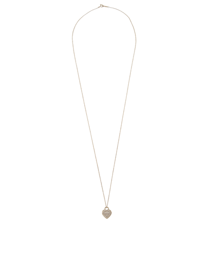 Tiffany Return to Tiffany Heart Tag Necklace, &pound;110, Jewellery, Silver, Sterling Silver, Front view