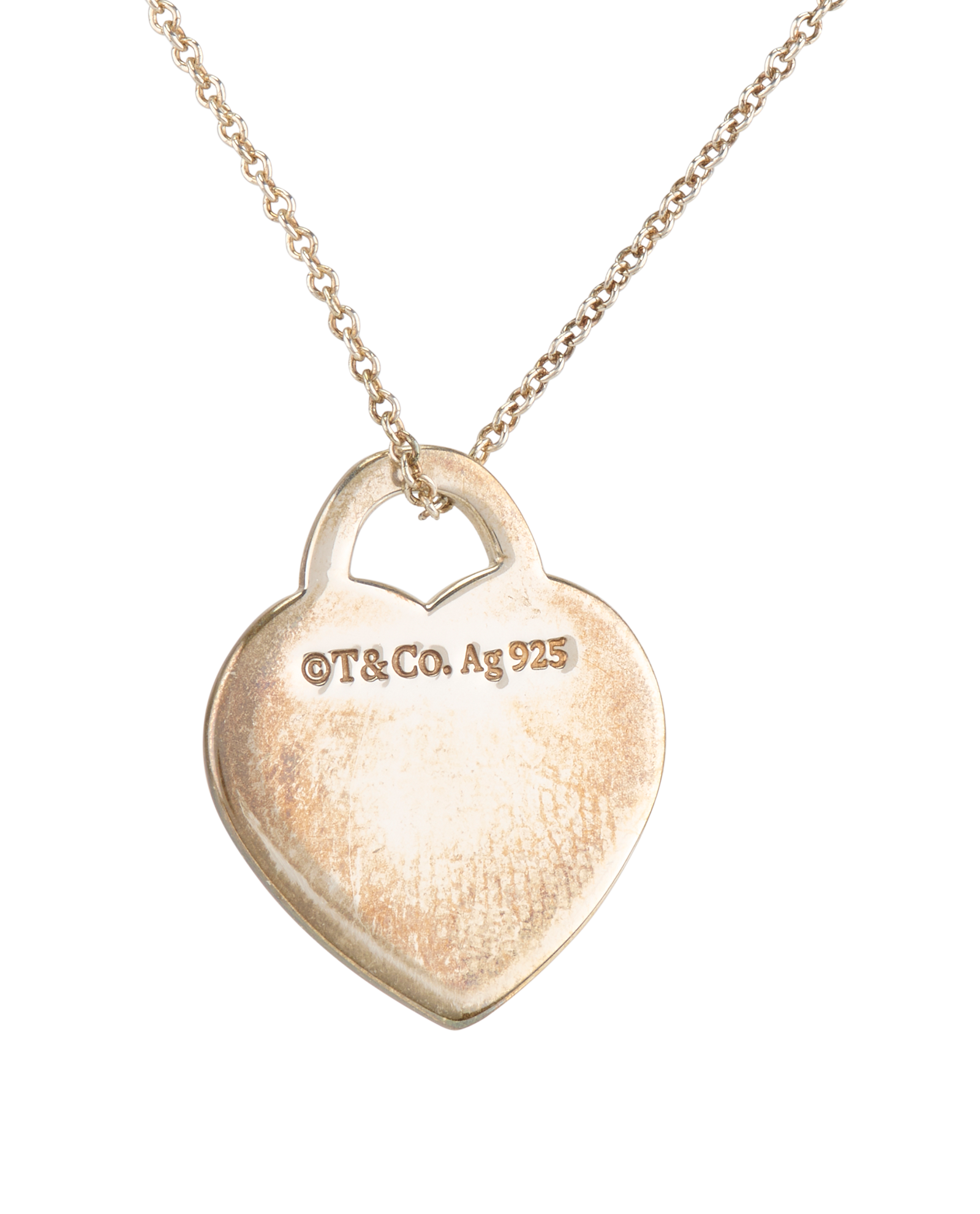 Tiffany Return to Tiffany Heart Tag Necklace, &pound;110, Jewellery, Silver, Sterling Silver, Other view