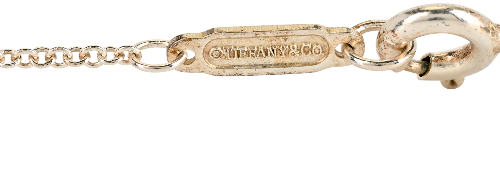 Tiffany I Love You Heart Necklace, &pound;120, Jewellery, Silver, Sterling Silver, Other view