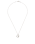 Tiffany Elsa Peretti Open Heart Necklace, back view