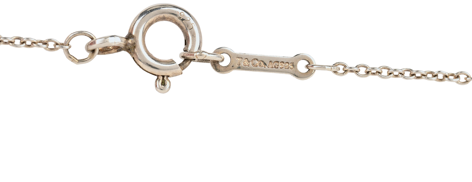 Tiffany Paloma Picasso Loving Heart Necklace, &pound;150, Jewellery, Silver, Sterling Silver, Other view