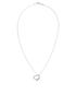 Tiffany & Co Open Heart Necklace, back view