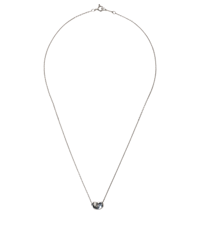 Tiffany Elsa Peretti Bean Pendant Necklace, &pound;195, Jewellery, Silver, Sterling Silver, Front view