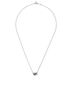 Tiffany Elsa Peretti Bean Pendant Necklace, Sterling Silver,B/DB, 3*