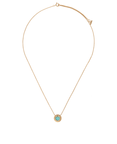 Tiffany T Circle Pendant Necklace, front view