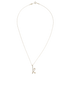 Tiffany Elsa Peretti Letter K Necklace, £220, Jewellery, Silver, Sterling Silver, Front view