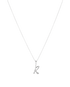 Tiffany Elsa Peretti Letter K Necklace, £220, Jewellery, Silver, Sterling Silver, Other view