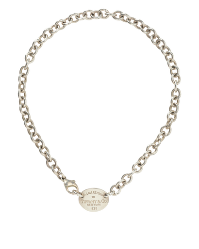 Tiffany & Co RTT Choker, &pound;310, Jewellery, Silver, Silver, Front view