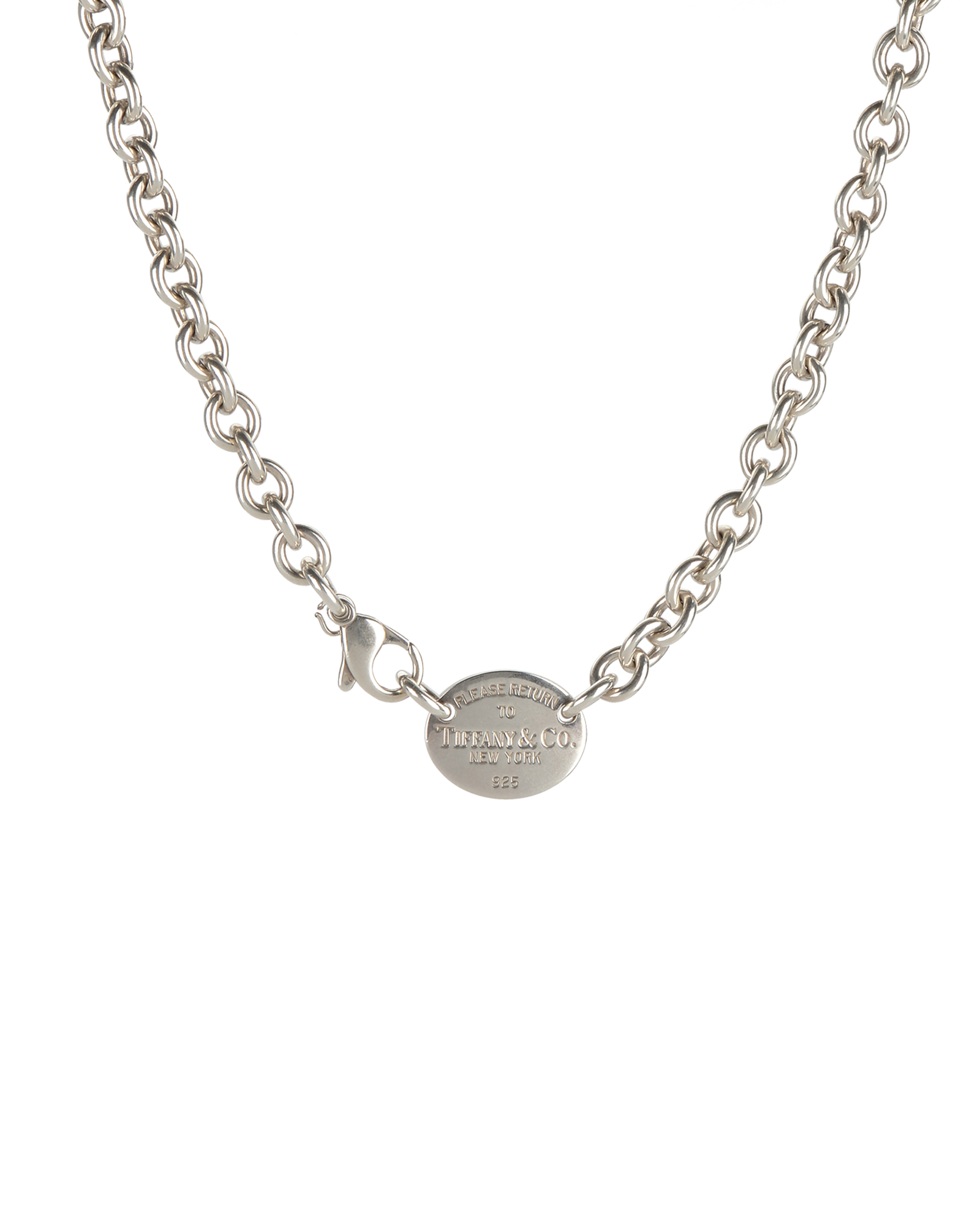 Tiffany & Co RTT Choker, &pound;310, Jewellery, Silver, Silver, Other view