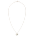 Tiffany & Co Elsa Peretti Carved Heart Pendant, front view