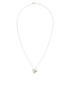 Tiffany & Co Elsa Peretti Carved Heart Pendant, back view