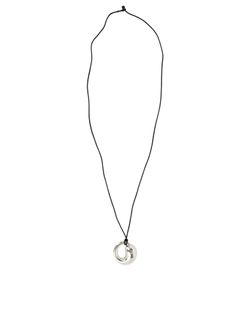 Tiffany Elsa Peretti Eternal Circle Necklace Pendant, Sterling Silver, DB,