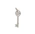 Tiffany Key Heart Pendant Charm, back view