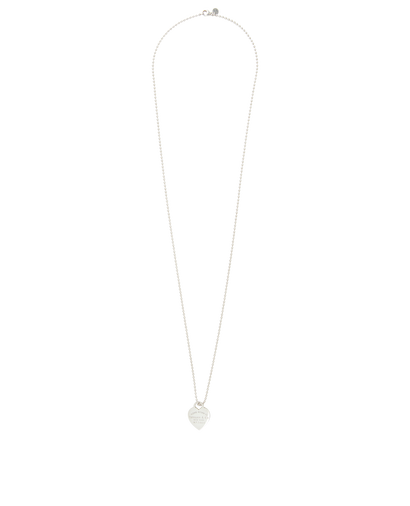 Tiffany RTT Large Heart Tag Necklace, front view