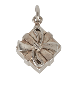 Tiffany & Co Gift Box Pendant, Silver 925, 2*