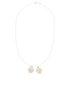 Tiffany Double Heart Tag Pendant Necklace, back view