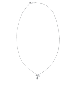 Tiffany Elsa Peretti Cross Necklace, Sterling Silver 925, 3*