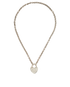Tiffany & Co Heart RTT Heart Lock Necklace, front view