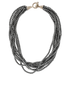 Tiffany & Co Hematite Torsade Necklace, front view