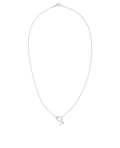 Tiffany Paloma Picasso Loving Heart Necklace, front view