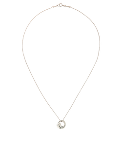 Tiffany Eternal Circle Necklace, Sterling Silver 925, MIS, B, 3*