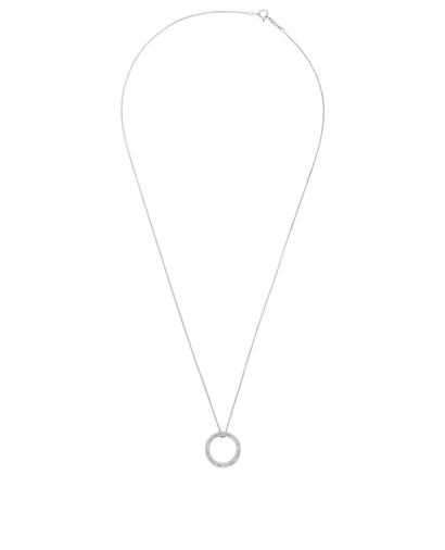 Tiffany & Co Open Circle Pendant Necklace, front view