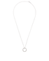 Tiffany & Co Open Circle Pendant Necklace, front view