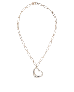 Tiffany & Co Elsa Peretti Open Heart Link Necklace, Silver 925, 1*