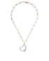 Tiffany & Co Elsa Peretti Open Heart Link Necklace, back view