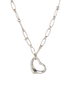 Tiffany & Co Elsa Peretti Open Heart Link Necklace, other view